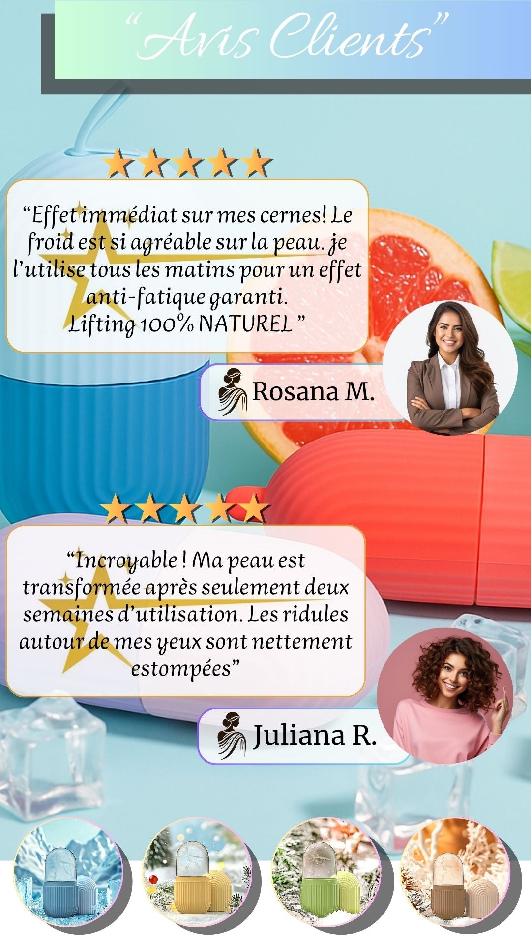 SkinVitalize 2 Rouleau à glace